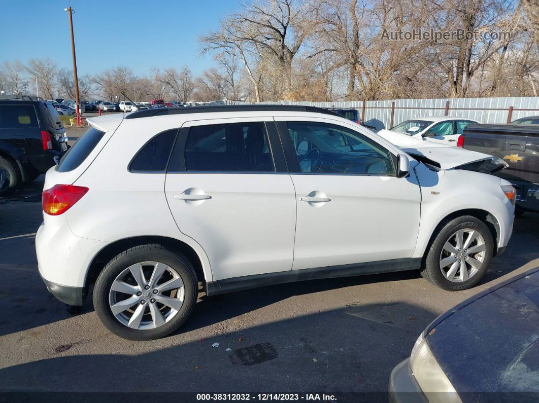 2013 Mitsubishi Outlander Sport Se White vin: 4A4AR4AU7DE011954