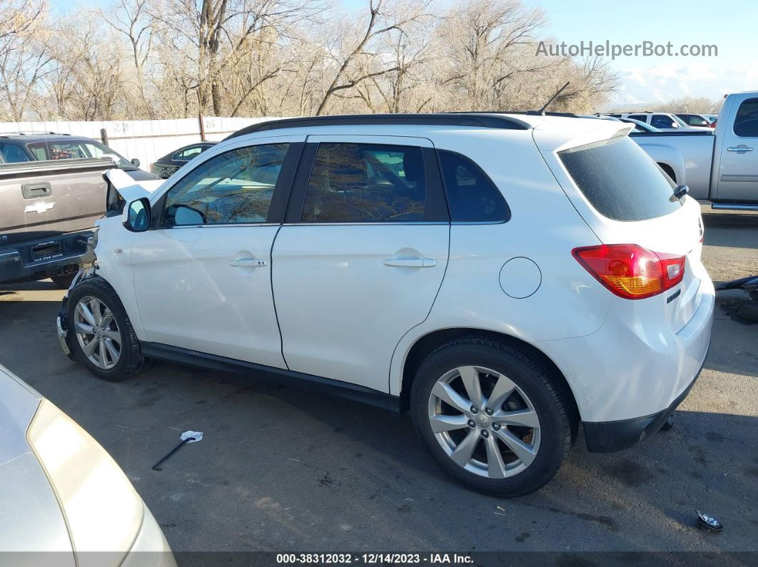 2013 Mitsubishi Outlander Sport Se White vin: 4A4AR4AU7DE011954