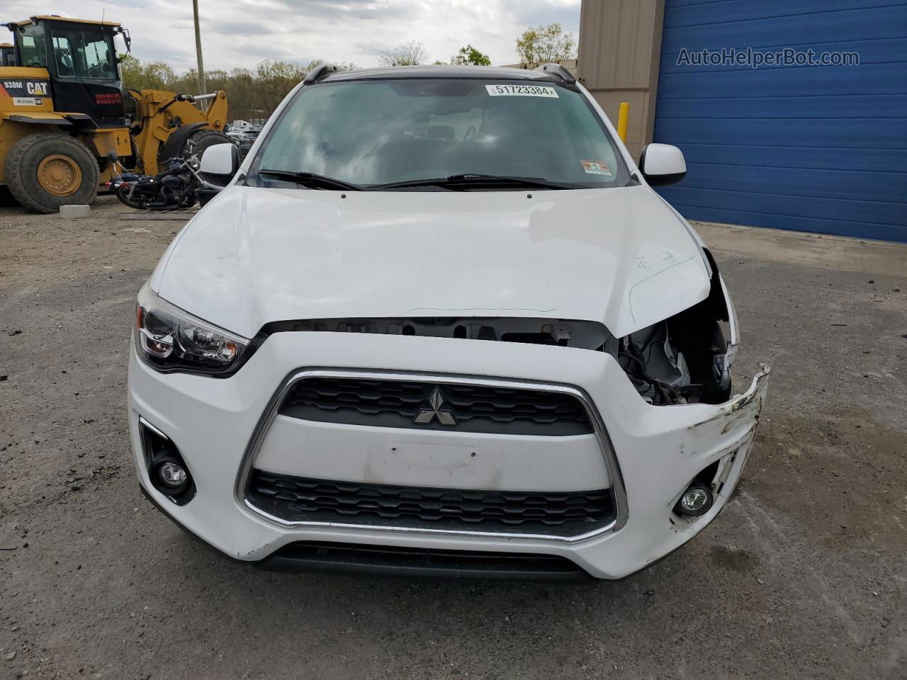 2014 Mitsubishi Outlander Sport Se White vin: 4A4AR4AU7EE032594