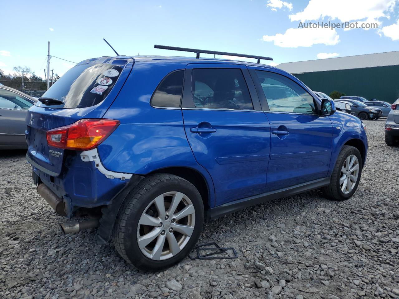 2015 Mitsubishi Outlander Sport Se Blue vin: 4A4AR4AU7FE010533