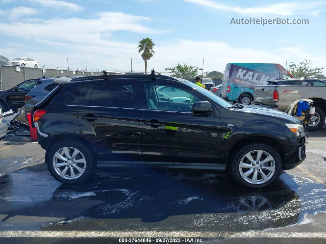 2015 Mitsubishi Outlander Sport Se Черный vin: 4A4AR4AU7FE015957