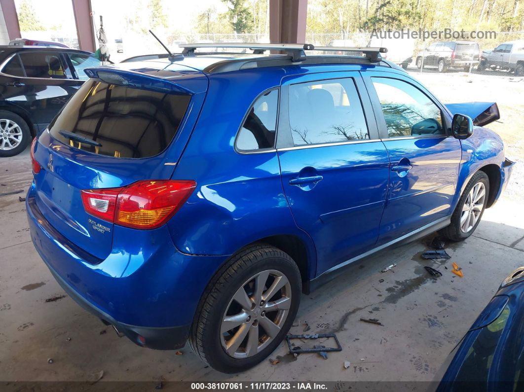 2015 Mitsubishi Outlander Sport Se Blue vin: 4A4AR4AU7FE053401