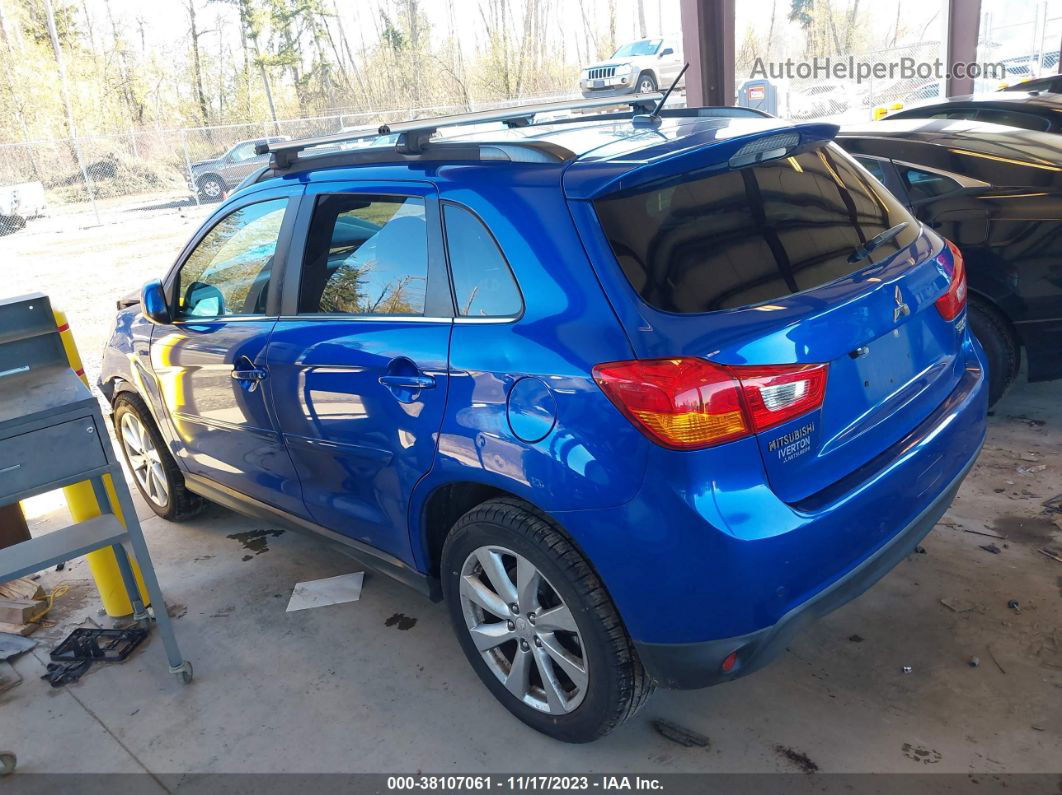 2015 Mitsubishi Outlander Sport Se Синий vin: 4A4AR4AU7FE053401