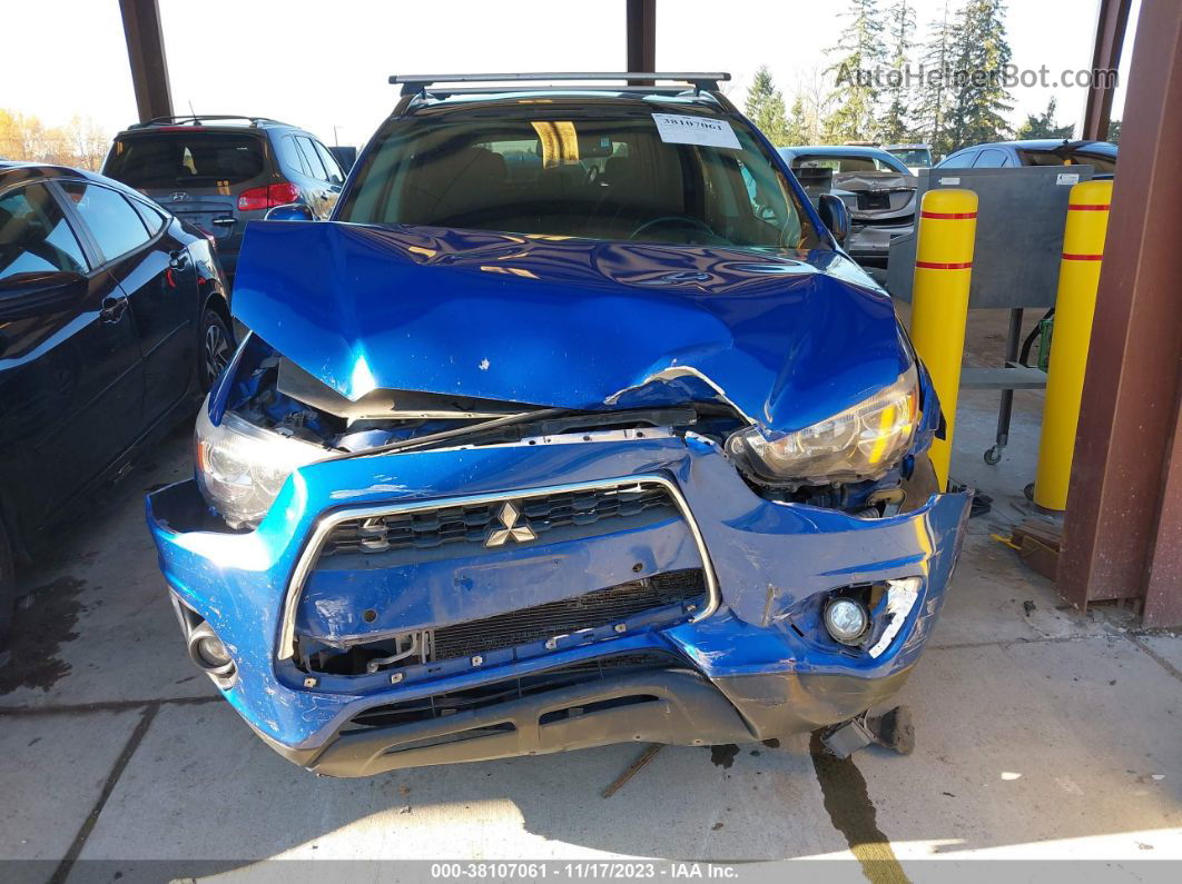 2015 Mitsubishi Outlander Sport Se Blue vin: 4A4AR4AU7FE053401