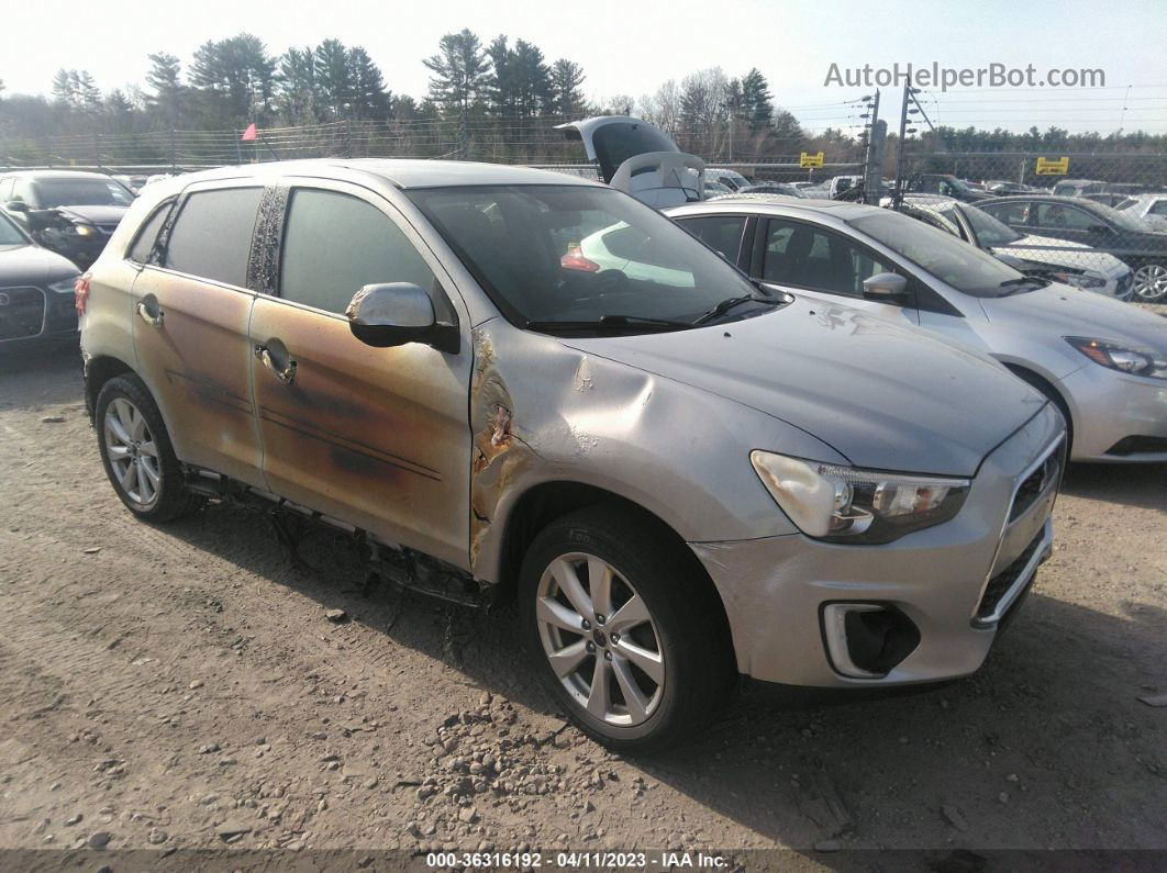 2015 Mitsubishi Outlander Sport Se Серебряный vin: 4A4AR4AU7FE056962