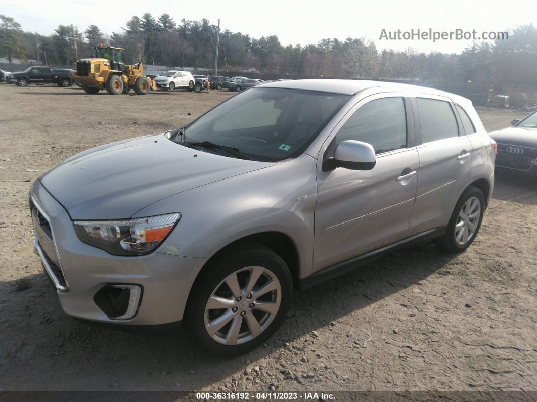 2015 Mitsubishi Outlander Sport Se Серебряный vin: 4A4AR4AU7FE056962