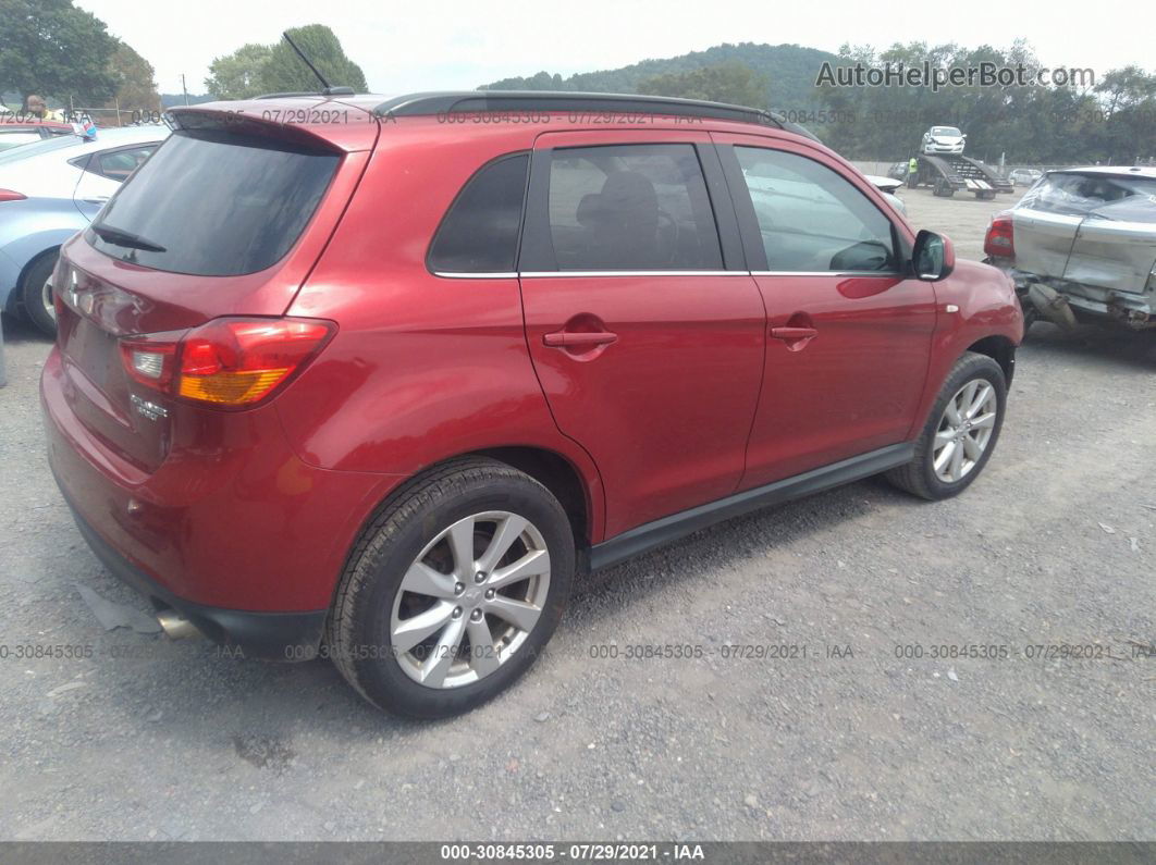 2013 Mitsubishi Outlander Sport Se Red vin: 4A4AR4AU8DE007489