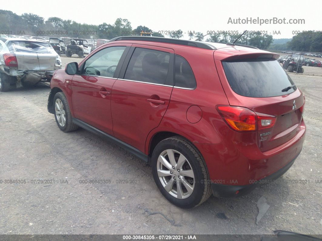 2013 Mitsubishi Outlander Sport Se Red vin: 4A4AR4AU8DE007489