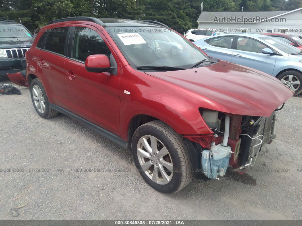 2013 Mitsubishi Outlander Sport Se Red vin: 4A4AR4AU8DE007489