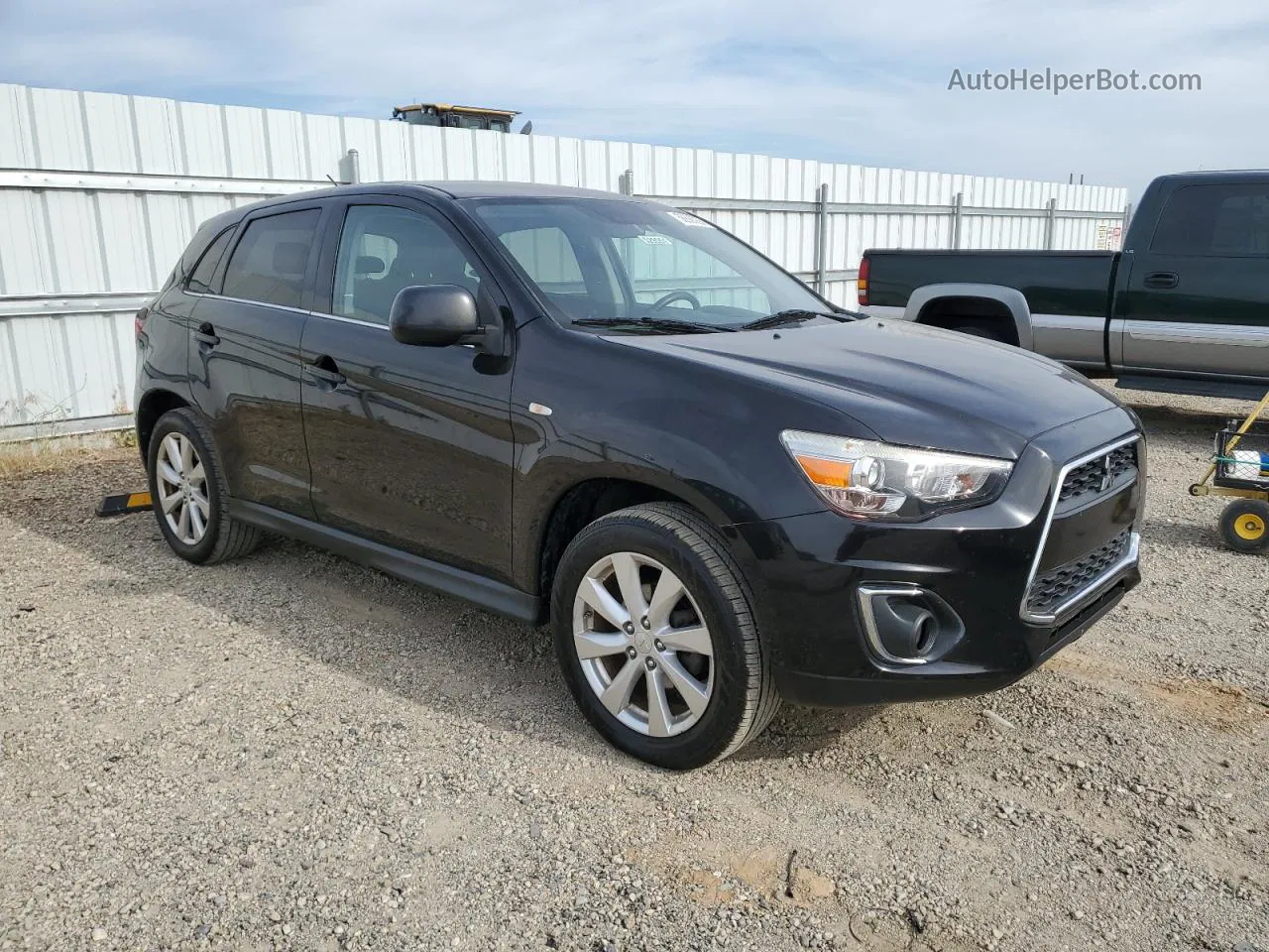 2014 Mitsubishi Outlander Sport Se Black vin: 4A4AR4AU8EE014217