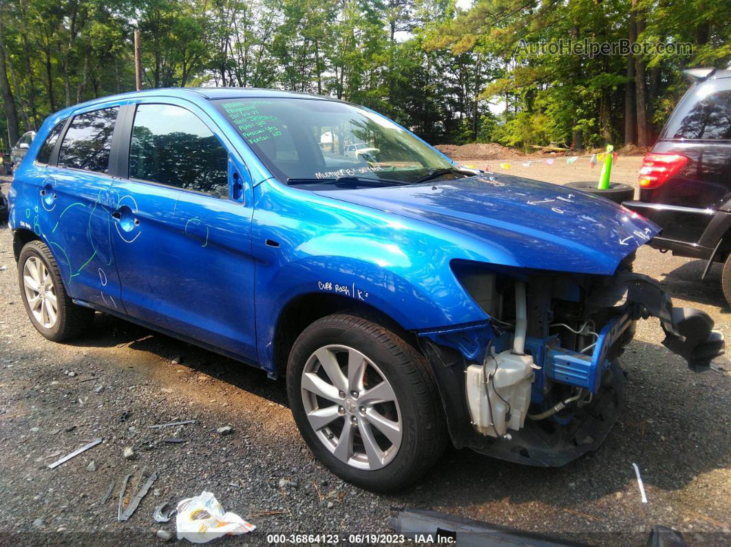 2015 Mitsubishi Outlander Sport Se Blue vin: 4A4AR4AU8FE005583