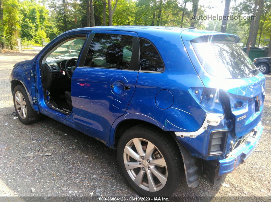 2015 Mitsubishi Outlander Sport Se Blue vin: 4A4AR4AU8FE005583