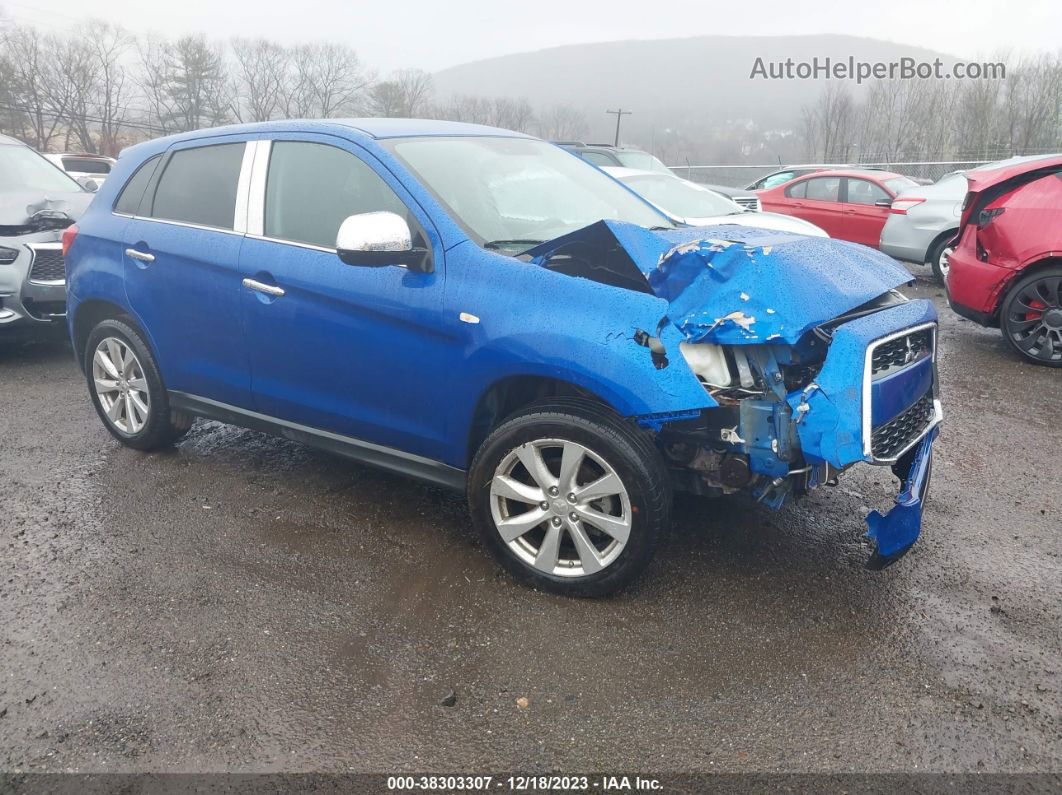 2015 Mitsubishi Outlander Sport Se Blue vin: 4A4AR4AU8FE006376