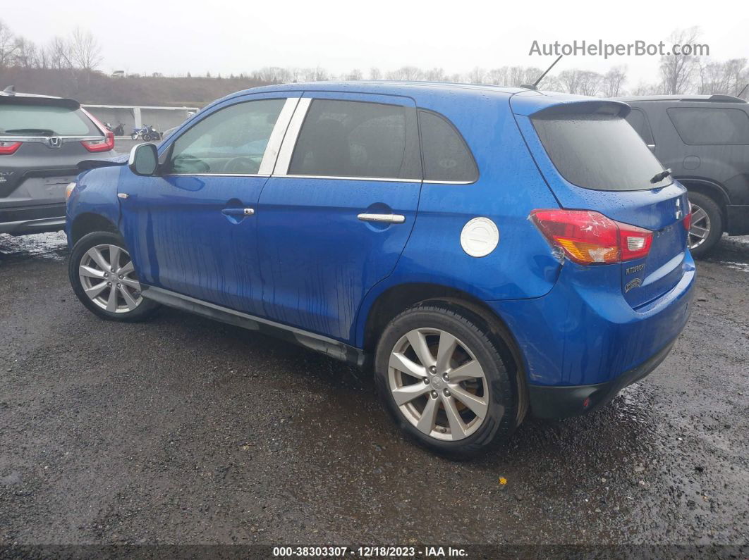 2015 Mitsubishi Outlander Sport Se Blue vin: 4A4AR4AU8FE006376