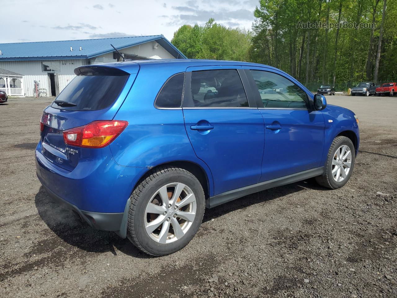 2015 Mitsubishi Outlander Sport Se Blue vin: 4A4AR4AU8FE009696