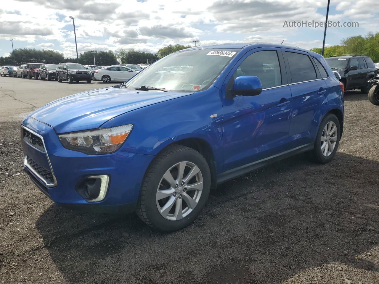 2015 Mitsubishi Outlander Sport Se Blue vin: 4A4AR4AU8FE009696