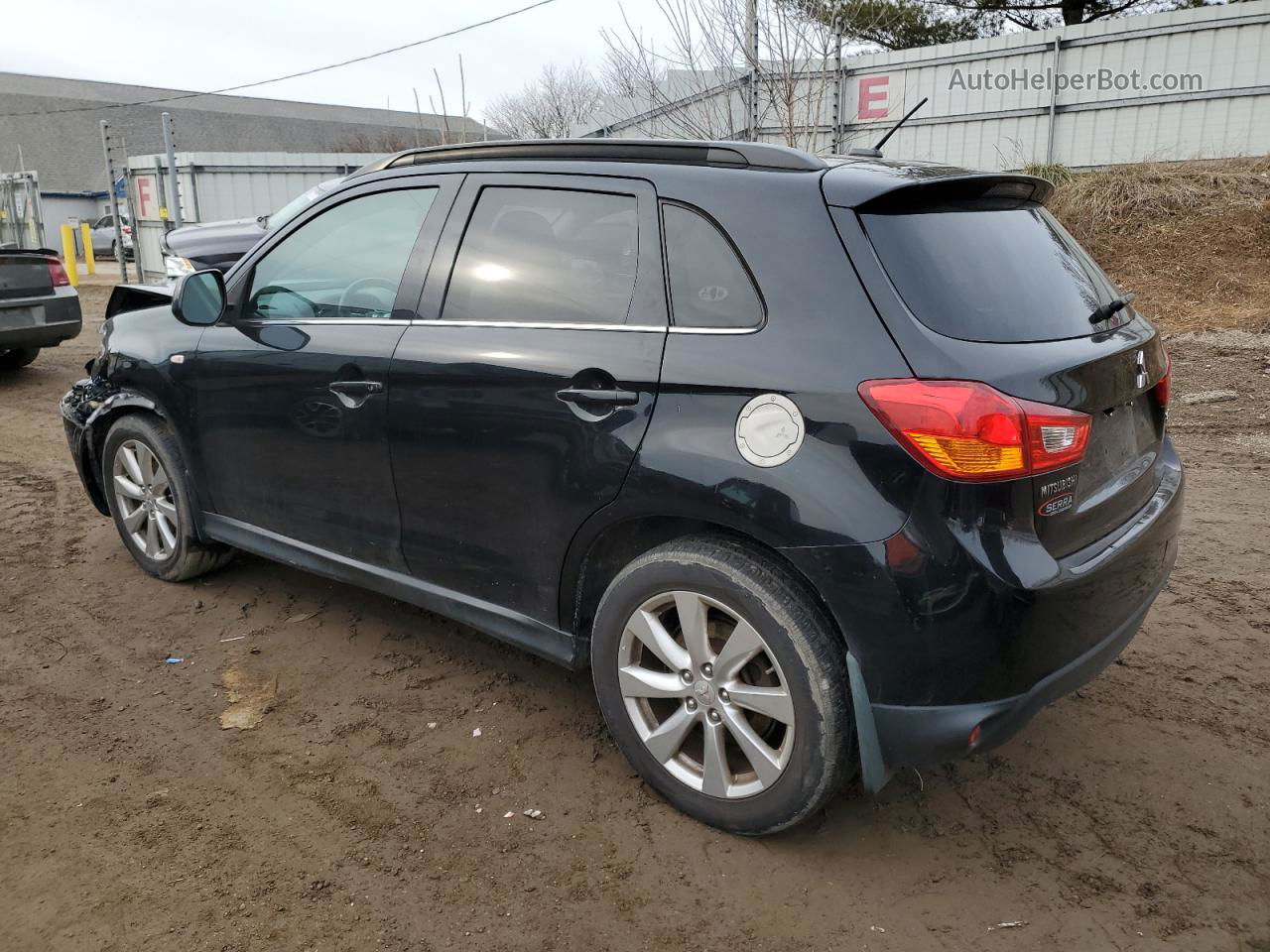 2015 Mitsubishi Outlander Sport Se Черный vin: 4A4AR4AU9FE006113