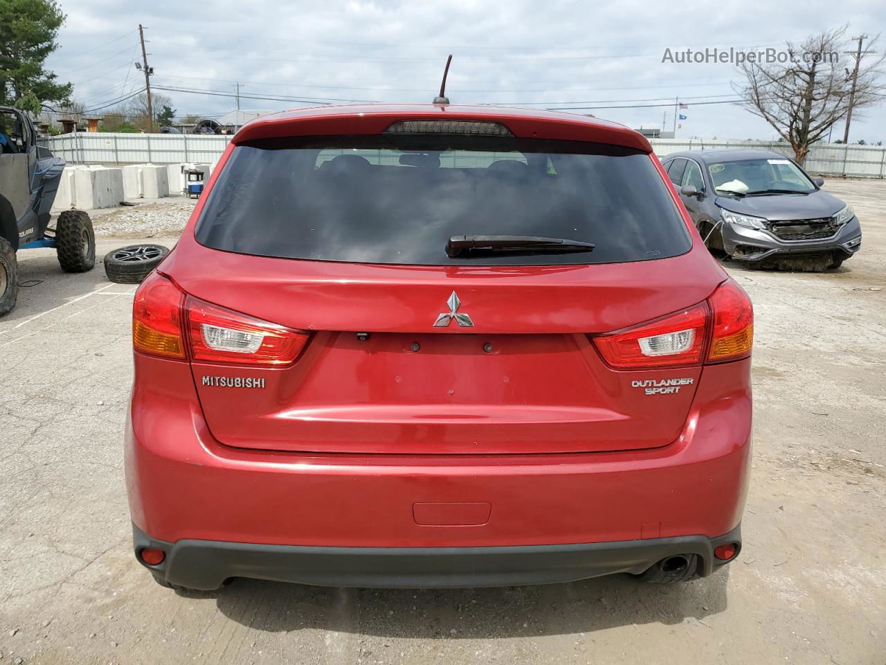 2015 Mitsubishi Outlander Sport Se Red vin: 4A4AR4AU9FE012350