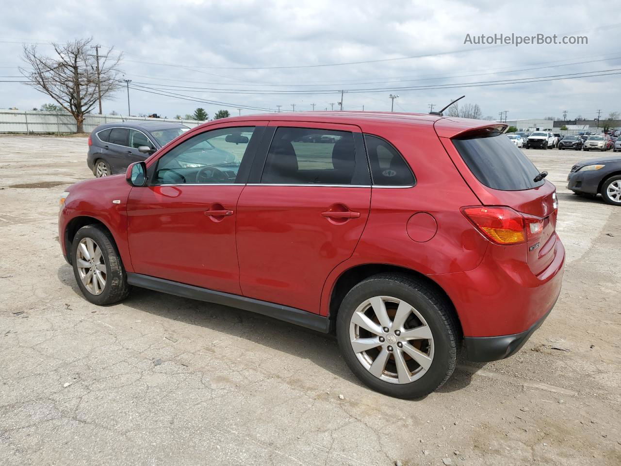 2015 Mitsubishi Outlander Sport Se Красный vin: 4A4AR4AU9FE012350