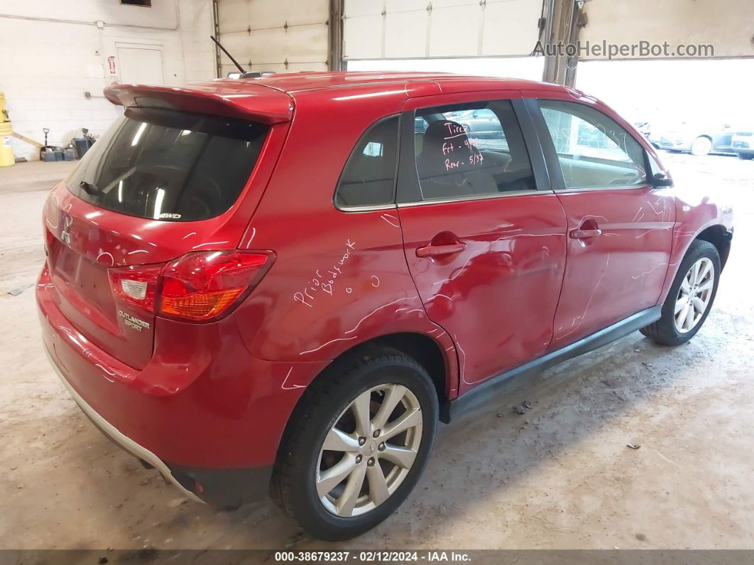 2015 Mitsubishi Outlander Sport Se Красный vin: 4A4AR4AU9FE022327