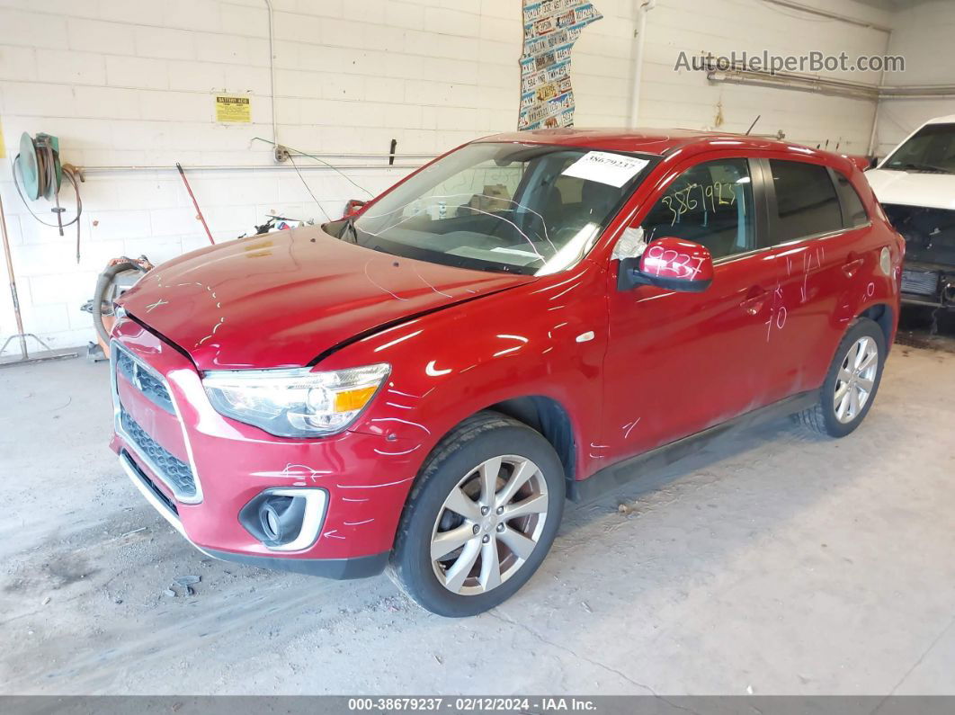 2015 Mitsubishi Outlander Sport Se Red vin: 4A4AR4AU9FE022327