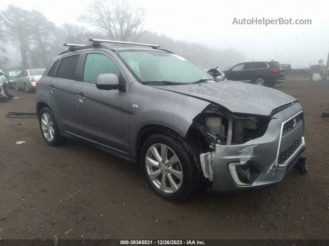 2015 Mitsubishi Outlander Sport Se Gray vin: 4A4AR4AU9FE053500