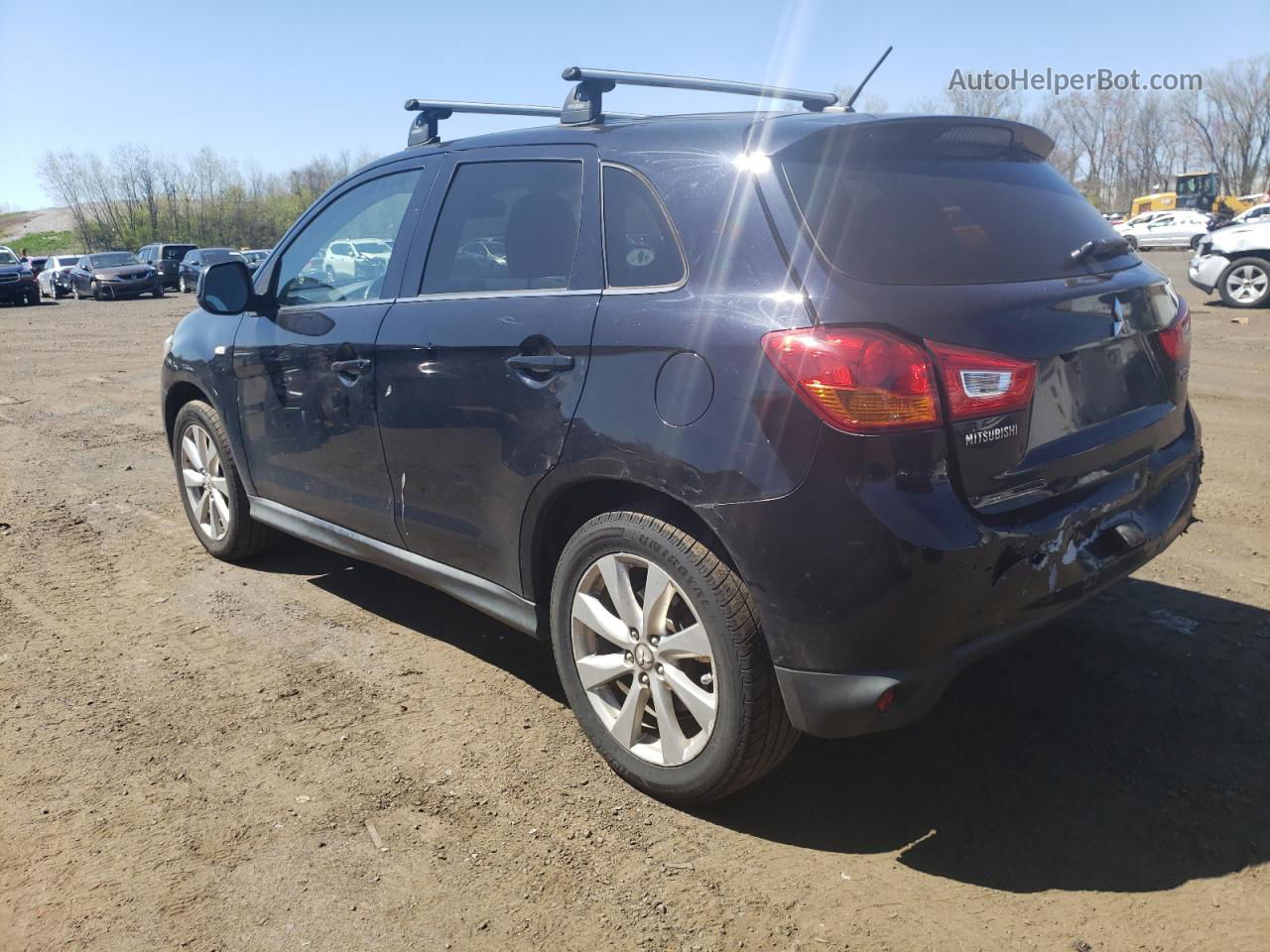 2014 Mitsubishi Outlander Sport Se Black vin: 4A4AR4AUXEE011318