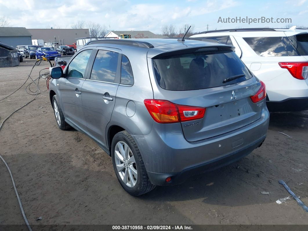 2015 Mitsubishi Outlander Sport Se Gray vin: 4A4AR4AUXFE002507