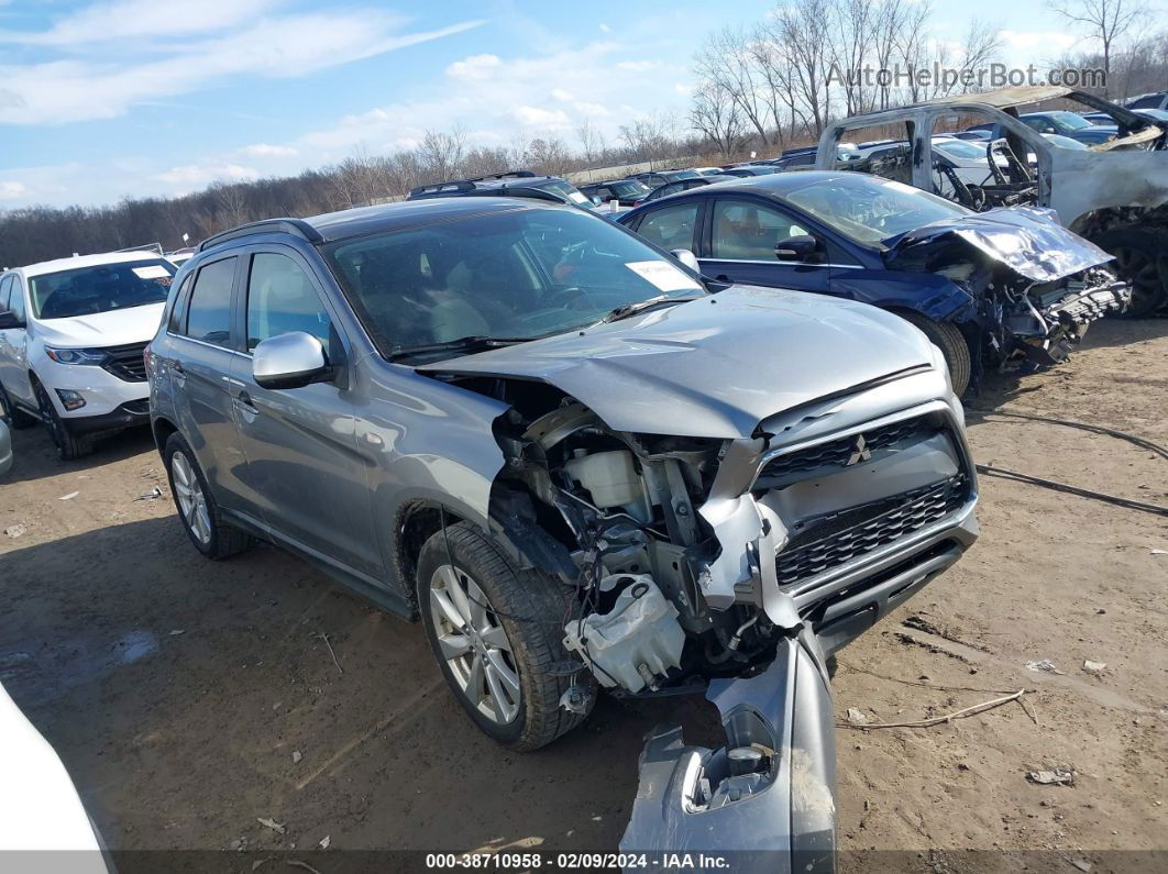 2015 Mitsubishi Outlander Sport Se Gray vin: 4A4AR4AUXFE002507