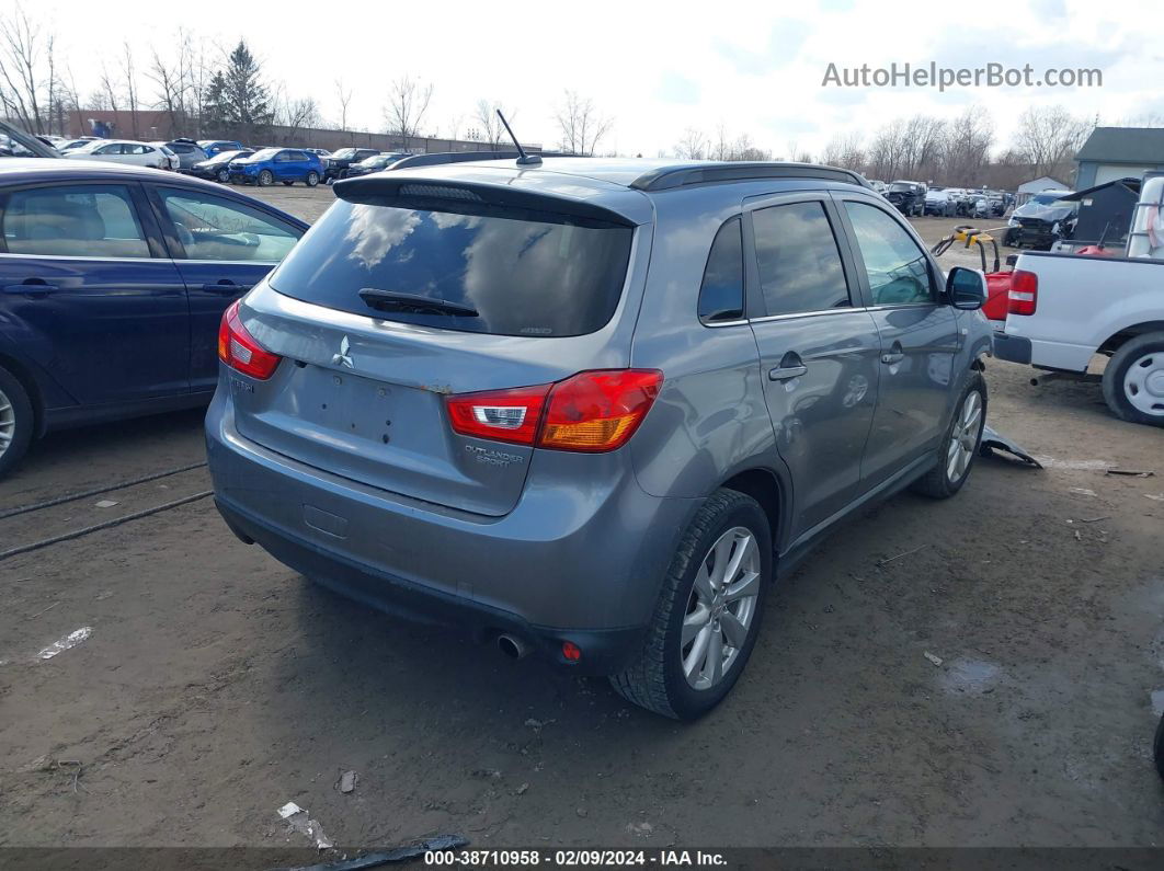 2015 Mitsubishi Outlander Sport Se Gray vin: 4A4AR4AUXFE002507