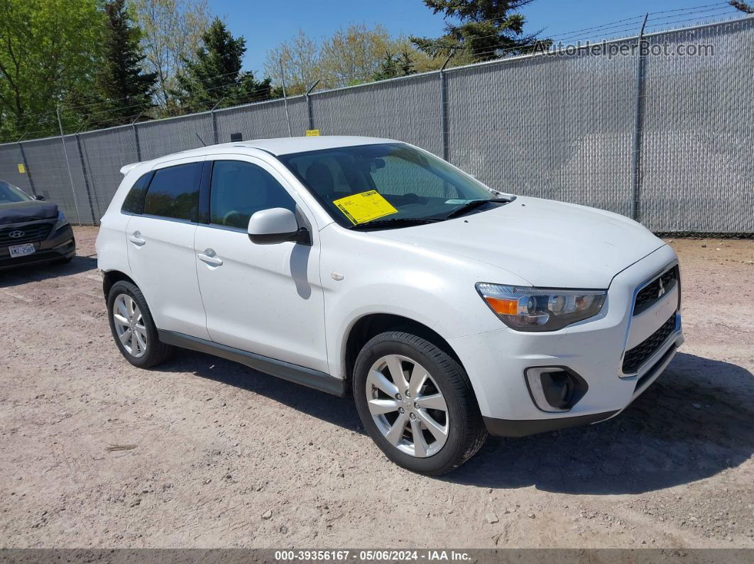 2015 Mitsubishi Outlander Sport Se White vin: 4A4AR4AUXFE031876