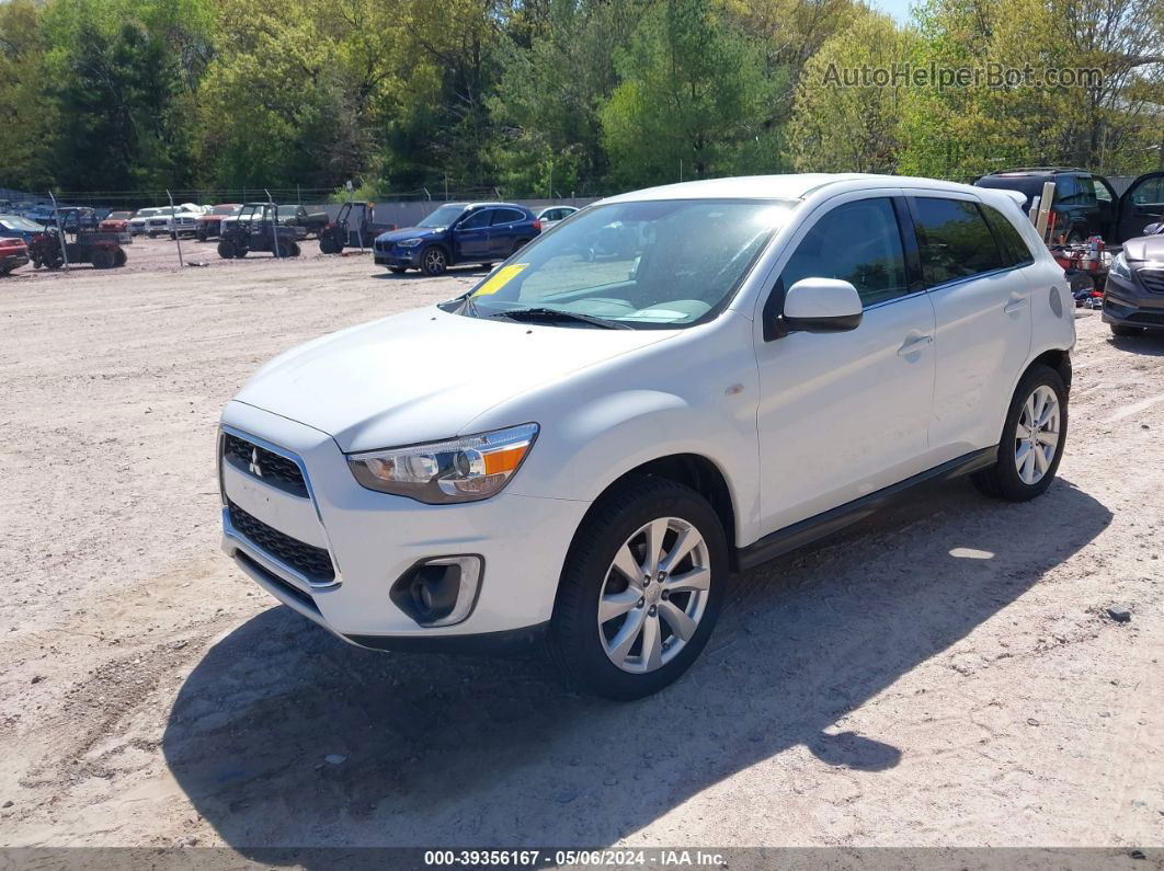 2015 Mitsubishi Outlander Sport Se White vin: 4A4AR4AUXFE031876