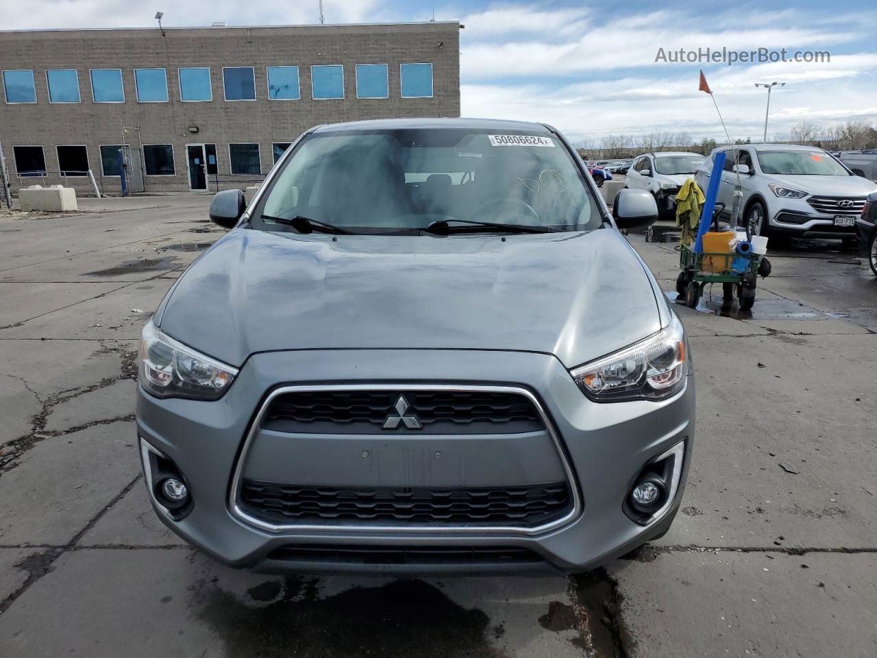 2015 Mitsubishi Outlander Sport Se Gray vin: 4A4AR4AUXFE036883