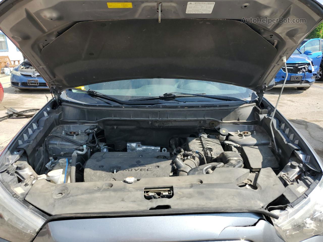 2015 Mitsubishi Outlander Sport Se Серый vin: 4A4AR4AUXFE052551