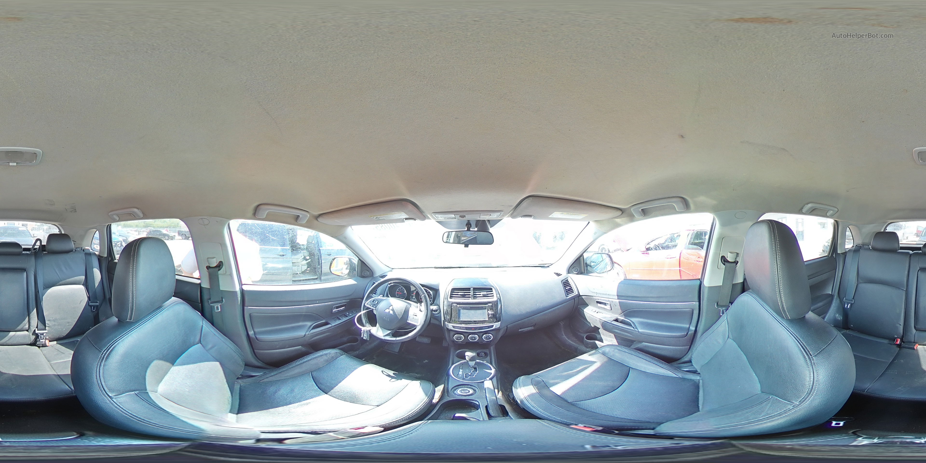 2015 Mitsubishi Outlander Sport Se Серый vin: 4A4AR4AUXFE052551