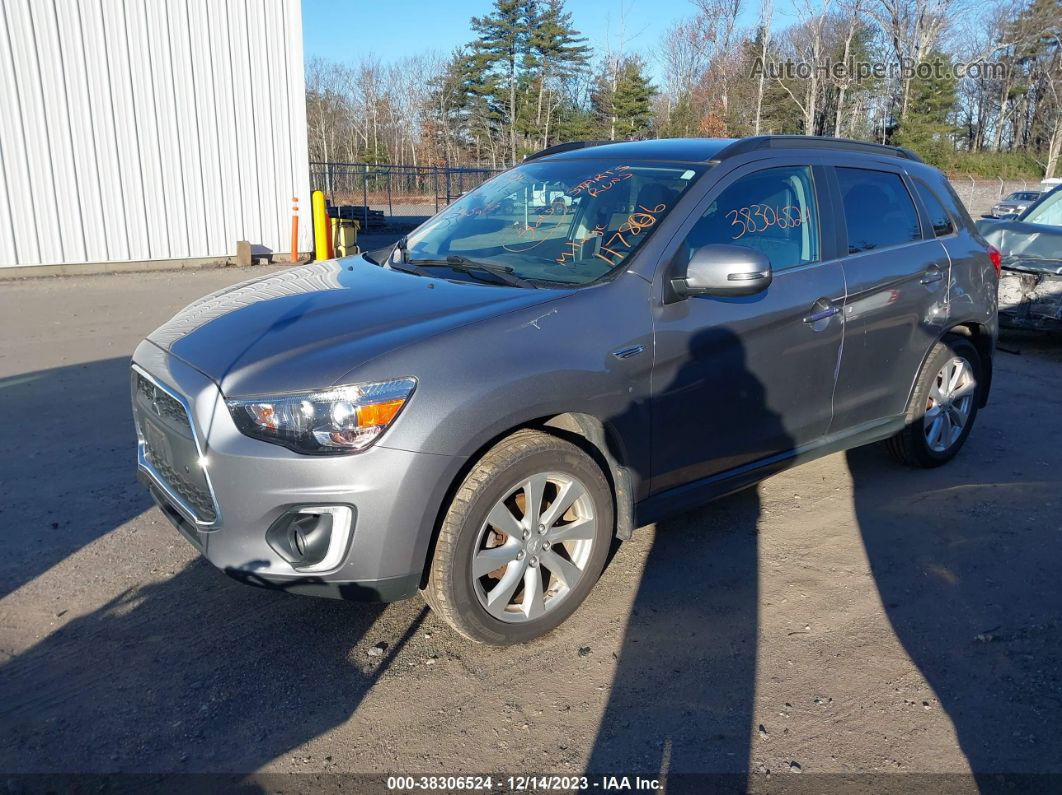 2015 Mitsubishi Outlander Sport Gt Gray vin: 4A4AR4AW3FE043367