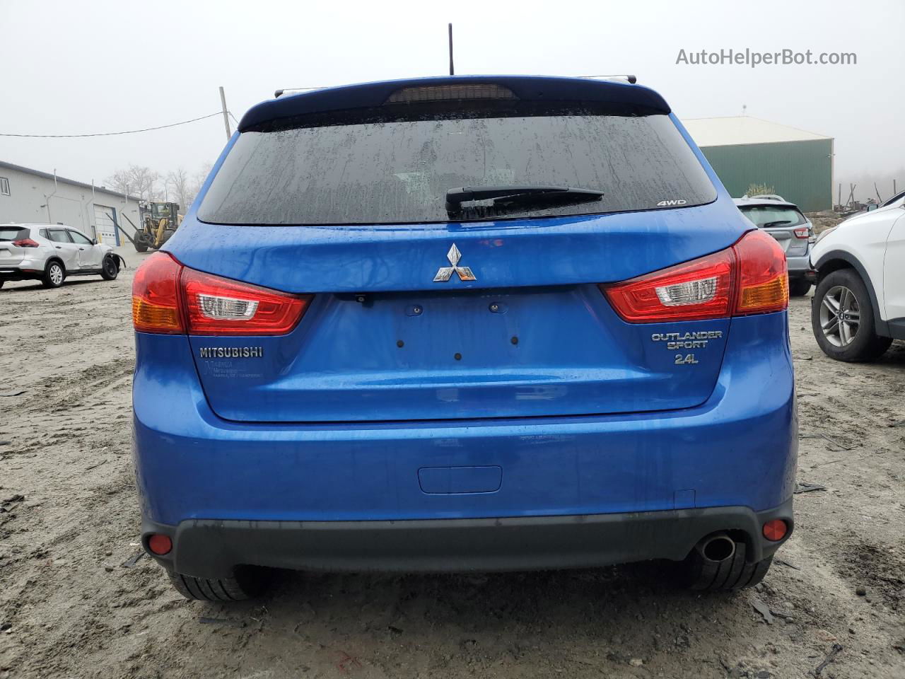 2015 Mitsubishi Outlander Sport Se Синий vin: 4A4AR4AW3FE058208