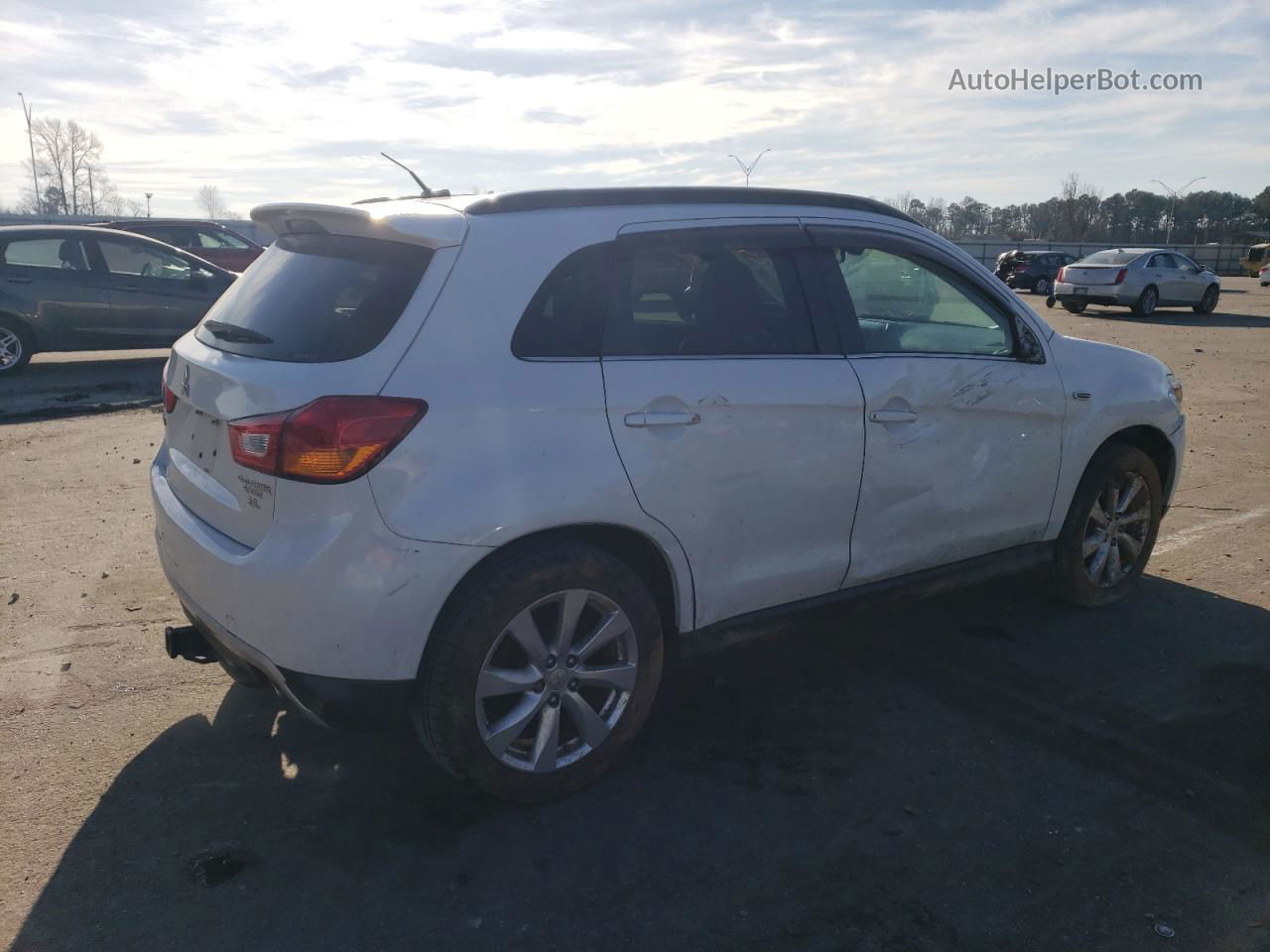 2015 Mitsubishi Outlander Sport Se Белый vin: 4A4AR4AW6FE032959