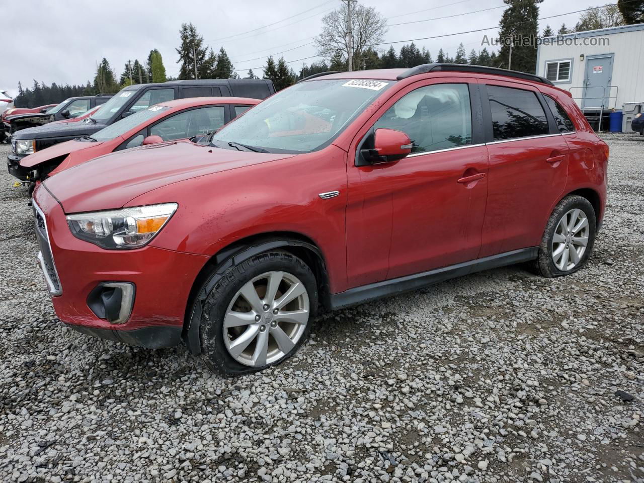 2015 Mitsubishi Outlander Sport Se Burgundy vin: 4A4AR4AW6FE061023