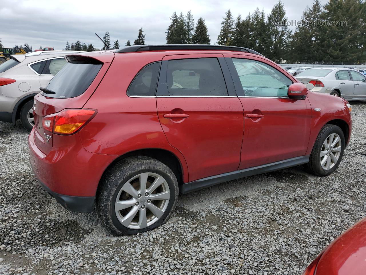 2015 Mitsubishi Outlander Sport Se Burgundy vin: 4A4AR4AW6FE061023