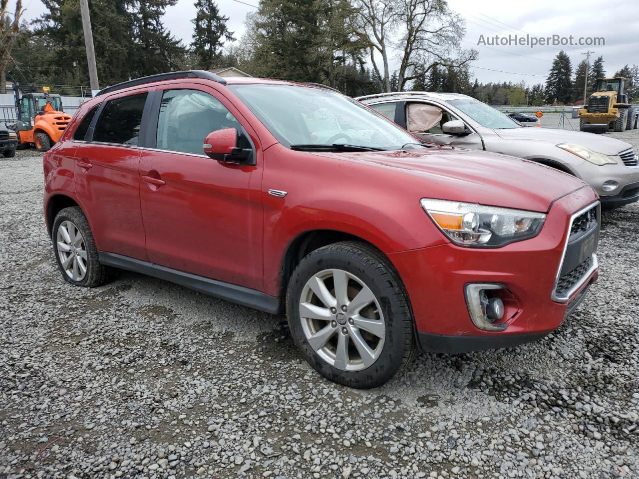 2015 Mitsubishi Outlander Sport Se Burgundy vin: 4A4AR4AW6FE061023