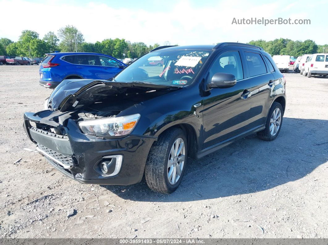 2015 Mitsubishi Outlander Sport Gt Black vin: 4A4AR4AW7FE029441