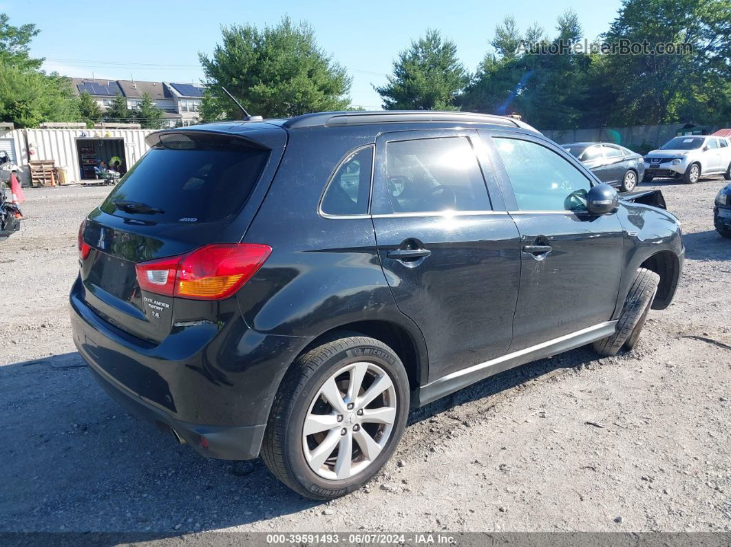 2015 Mitsubishi Outlander Sport Gt Black vin: 4A4AR4AW7FE029441