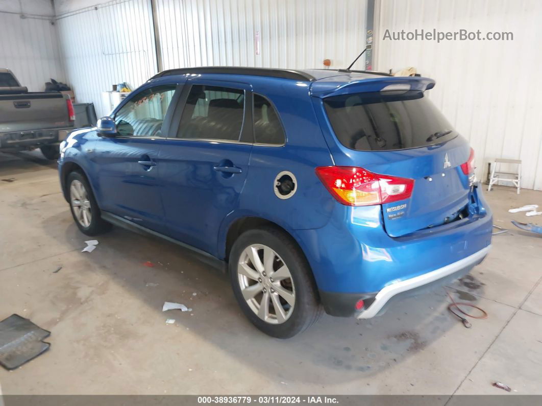 2015 Mitsubishi Outlander Sport Gt Blue vin: 4A4AR4AW8FE027326