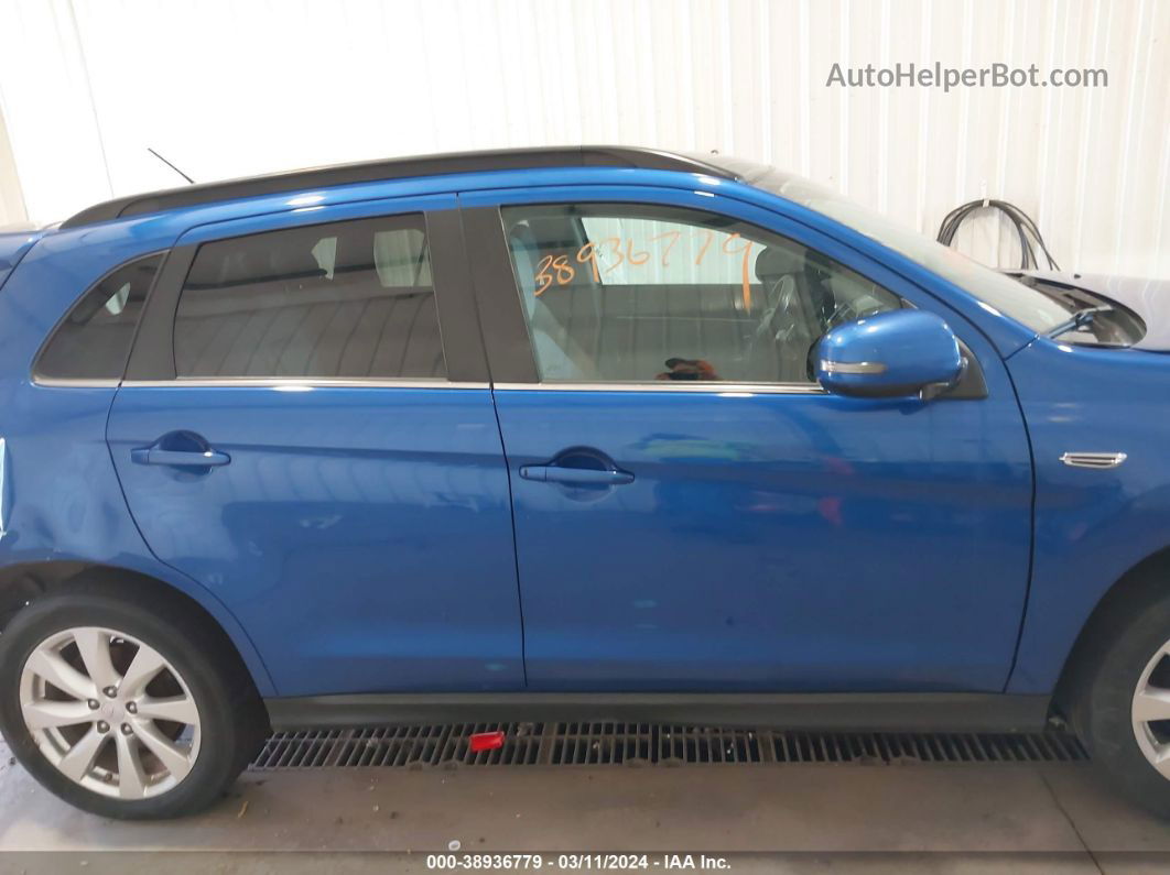 2015 Mitsubishi Outlander Sport Gt Blue vin: 4A4AR4AW8FE027326