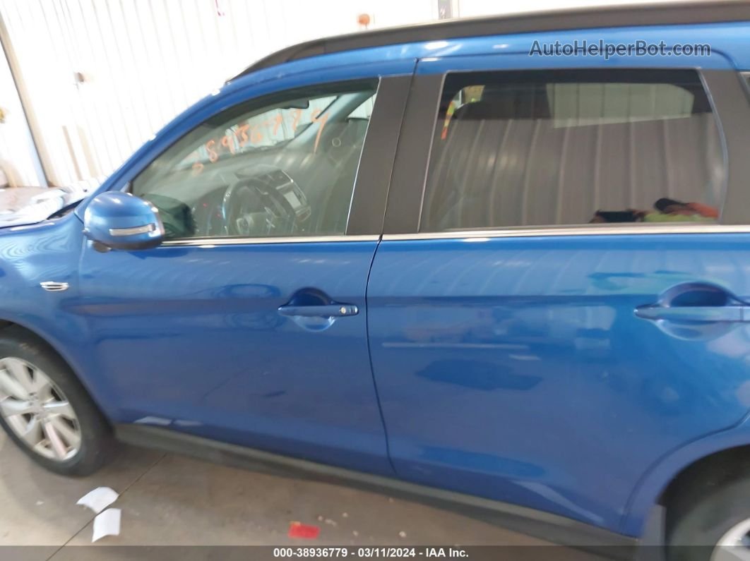 2015 Mitsubishi Outlander Sport Gt Синий vin: 4A4AR4AW8FE027326