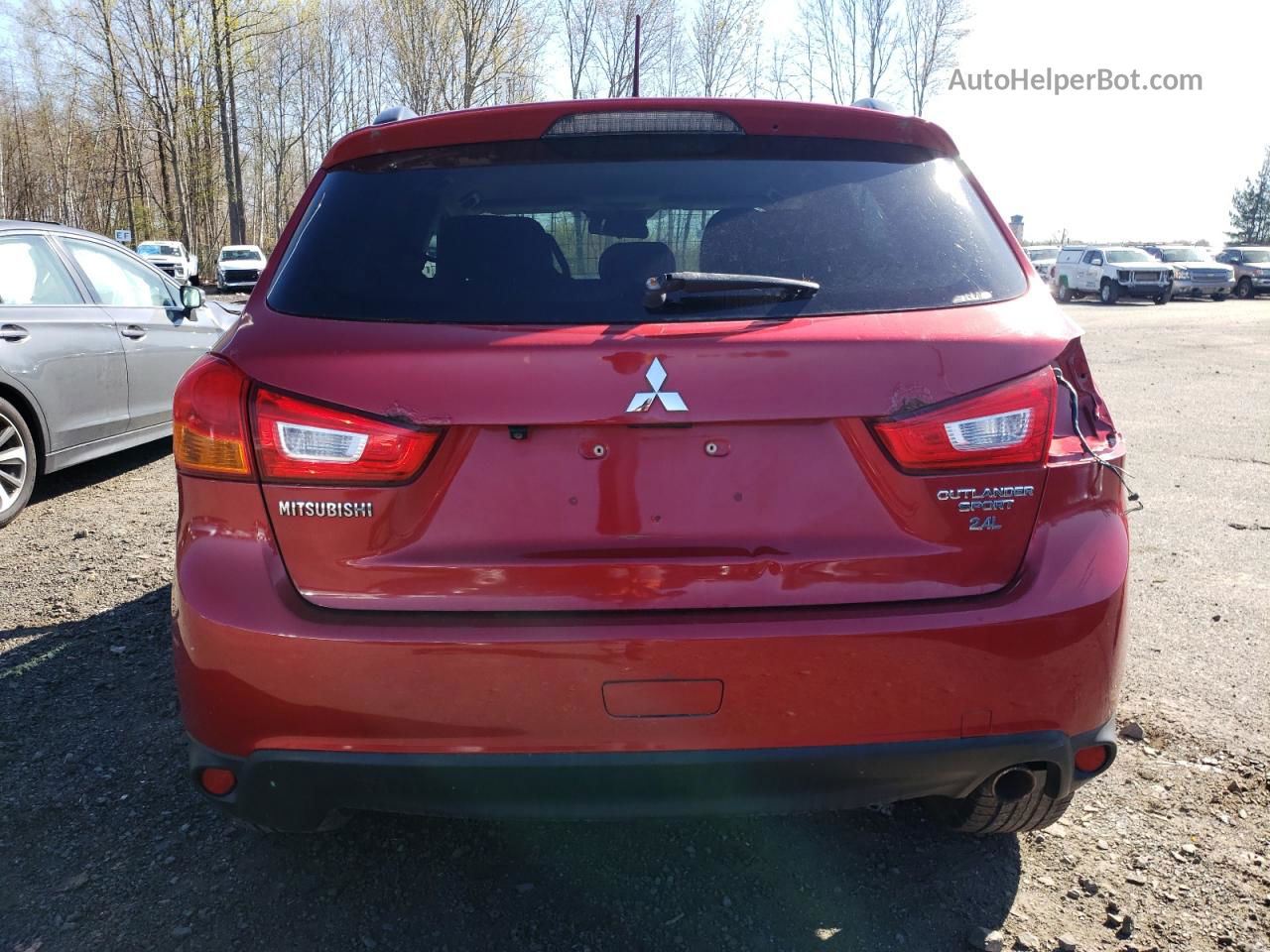 2015 Mitsubishi Outlander Sport Se Red vin: 4A4AR4AW9FE031918