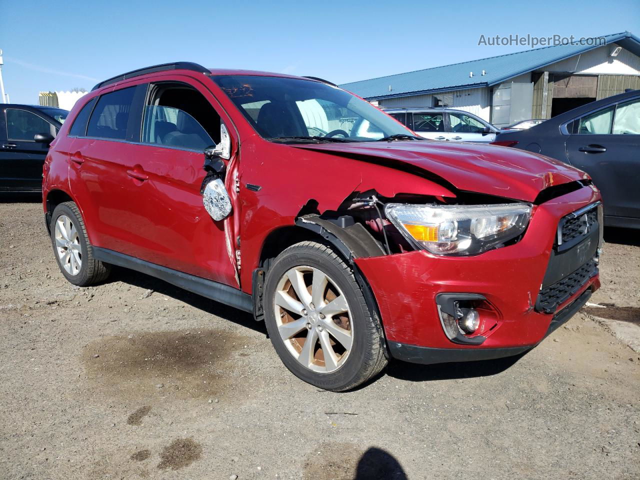 2015 Mitsubishi Outlander Sport Se Red vin: 4A4AR4AW9FE031918