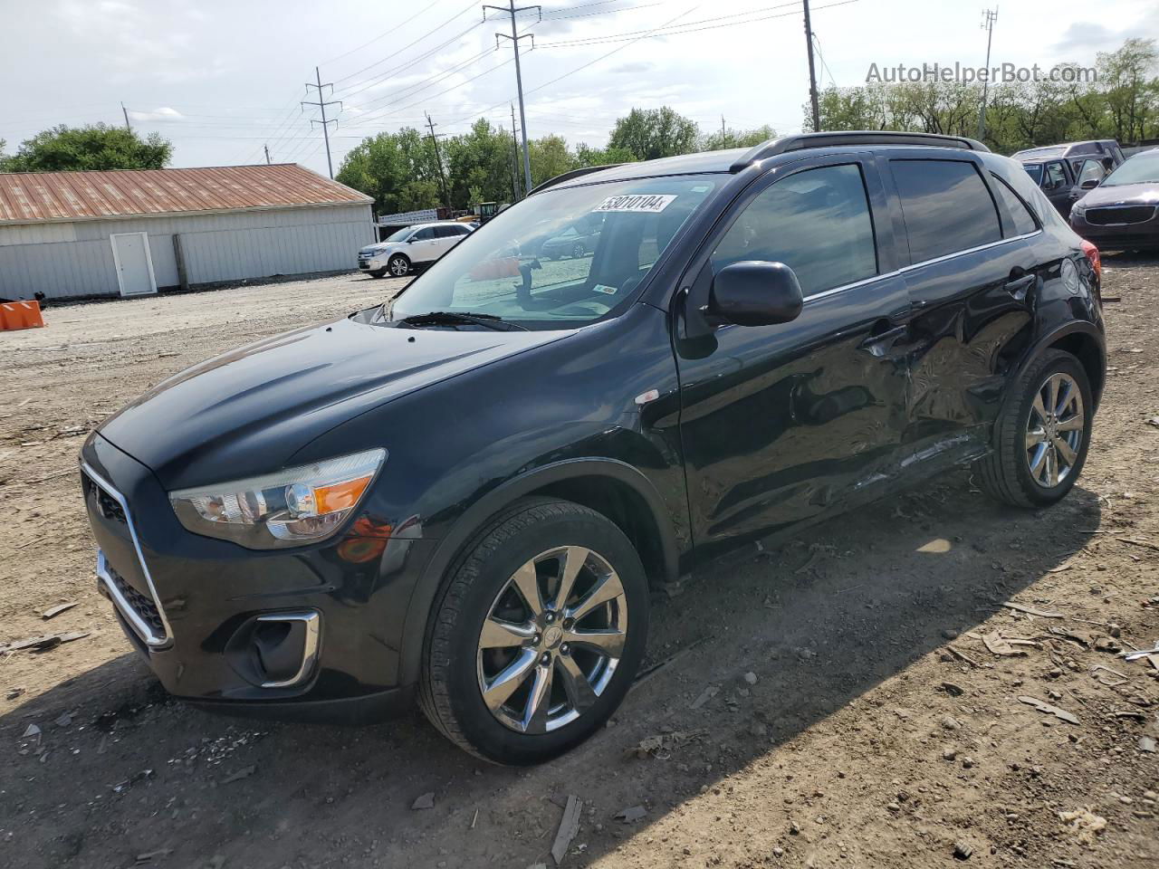 2013 Mitsubishi Outlander Sport Le Black vin: 4A4AR5AU0DE018668