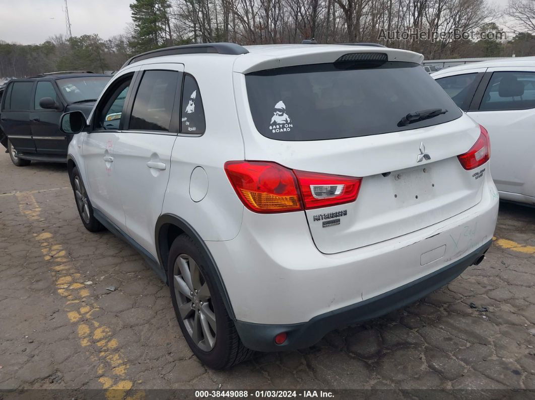 2013 Mitsubishi Outlander Sport Le White vin: 4A4AR5AU4DE018821